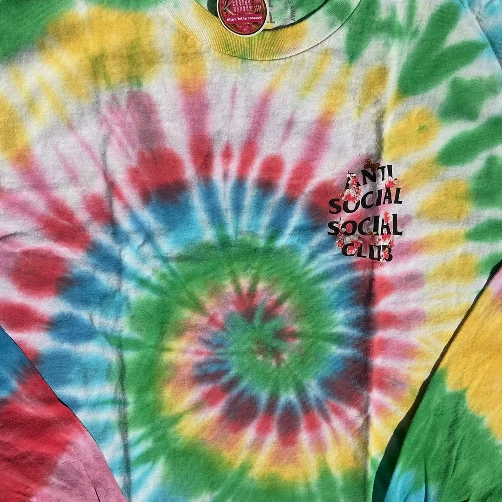 Anti Social Social Club Kids Tie-Dye Long-sleeve T-Shirt - Picture 4 of 6